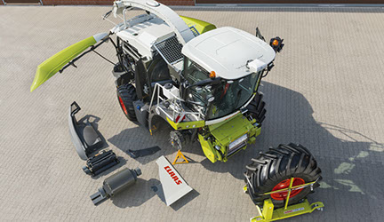 Claas Jaguar ajosilppurin huolto ja korjaus 