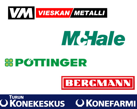 Vieskan Metalli&nbsp; VM McHale Pöttinger Bergmann Turun Konekeskus Konefarmi Huolto Korjaus 